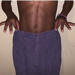 Dressbarn Purple Corduroys